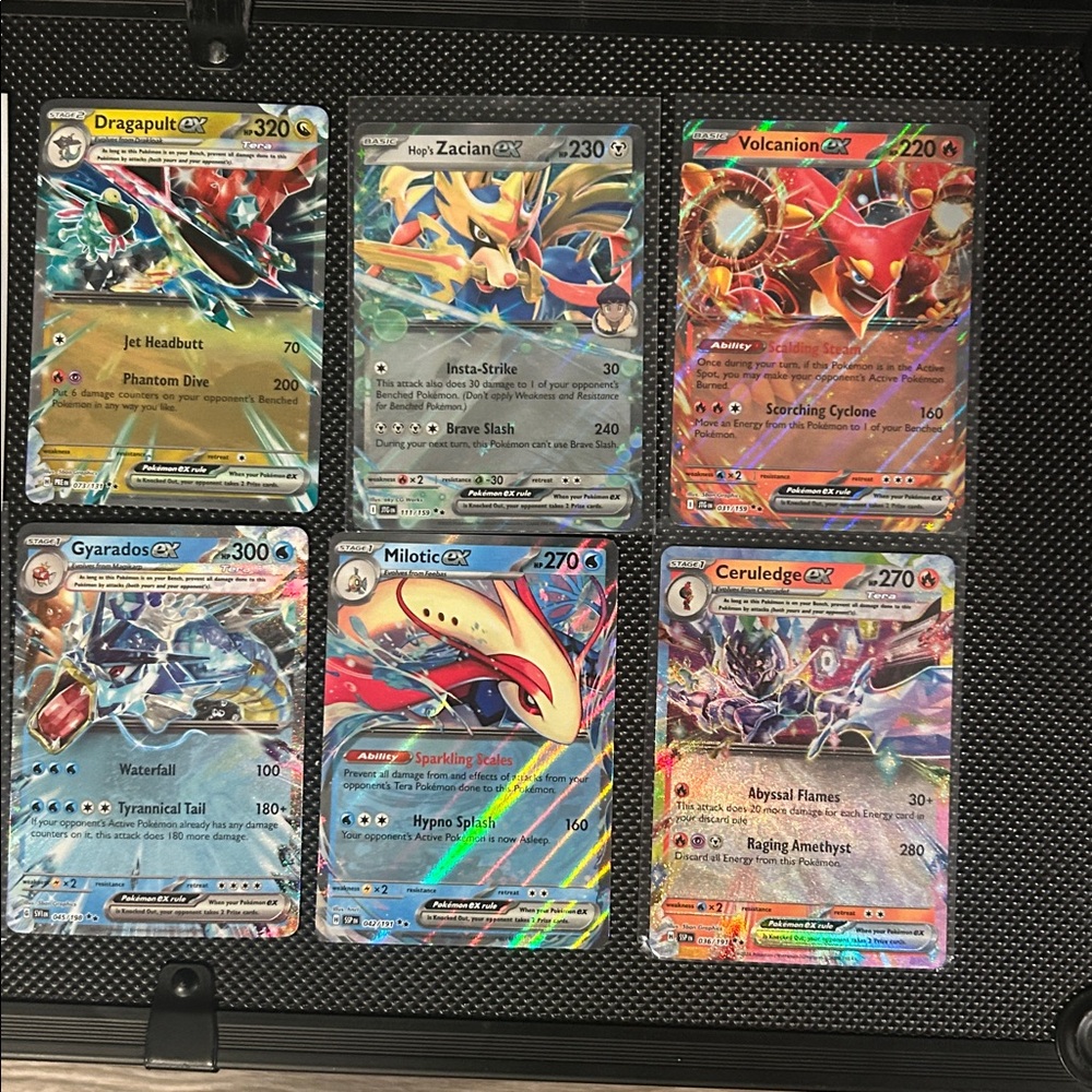 Pokemon EX lot of 10 Holo Trading Cards from Random Sets M/NM - Picture 3 of 4